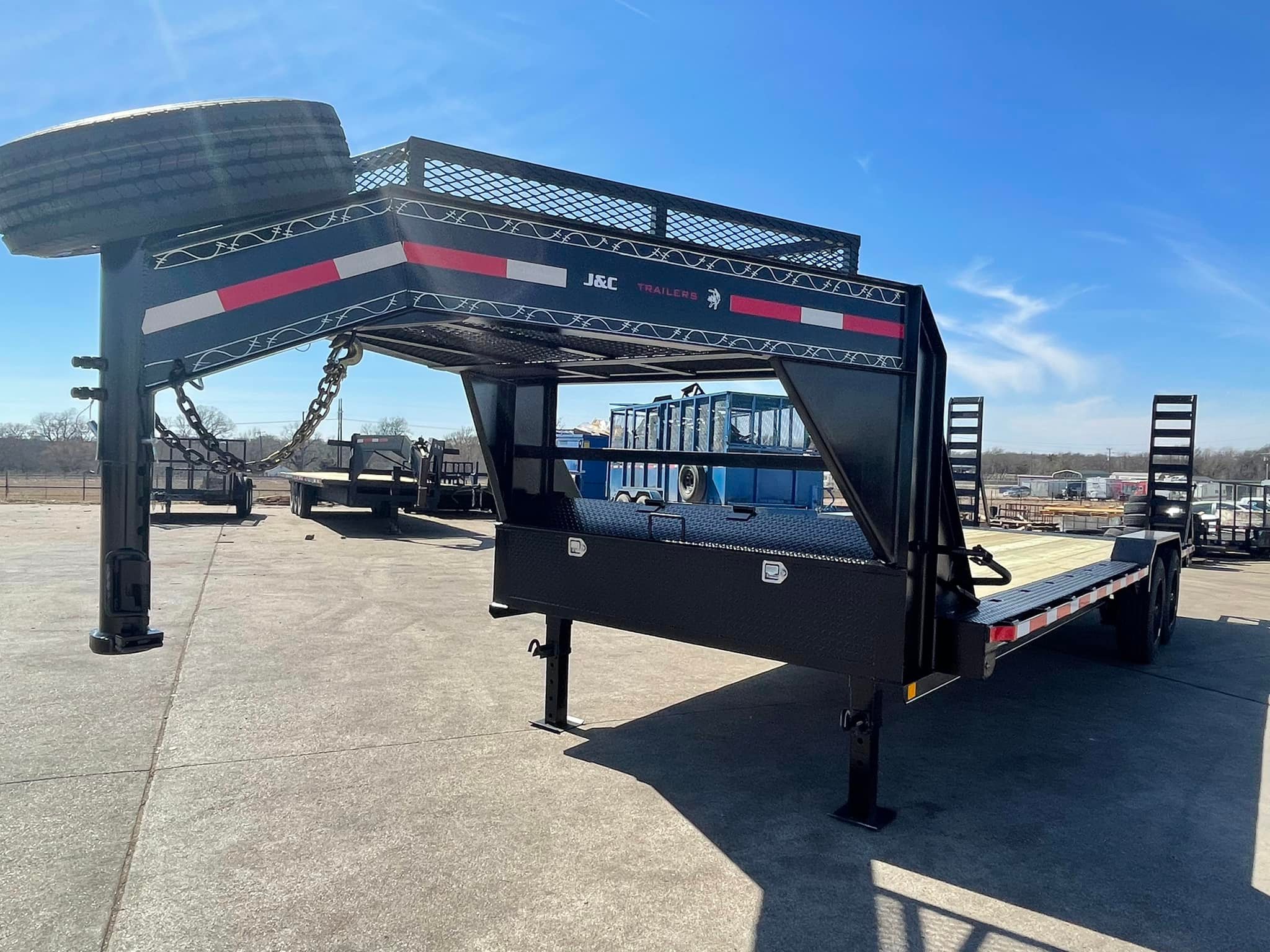 J&C gooseneck trailer